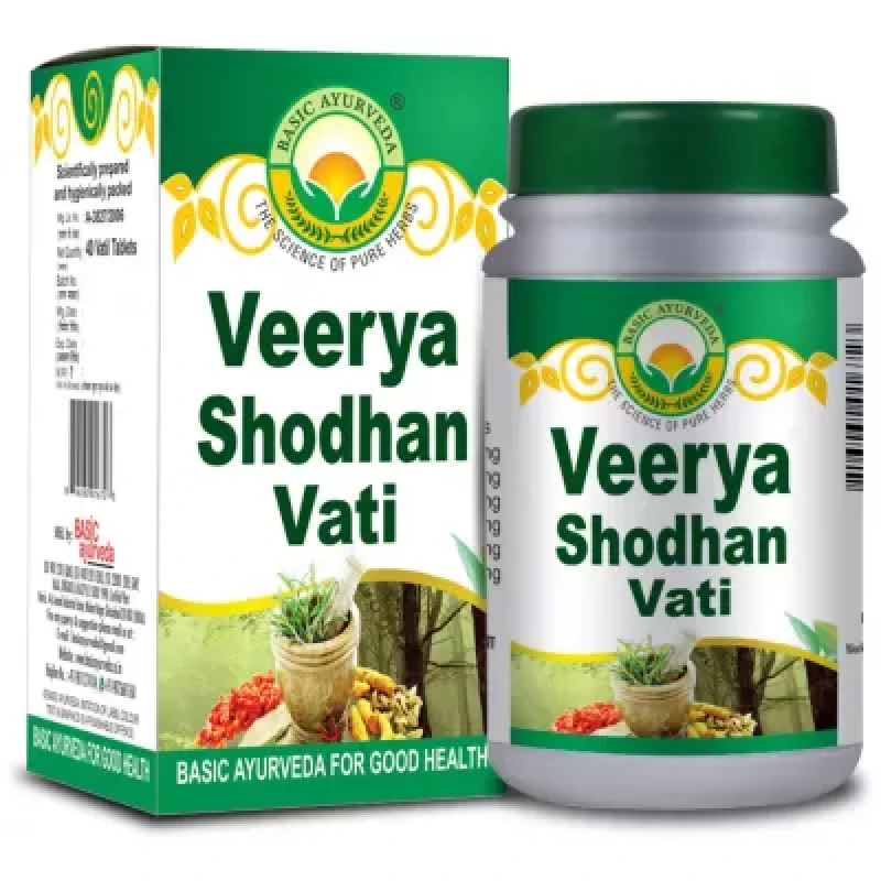 Basic Ayurveda Veerya Shodhan Vati 40Tab