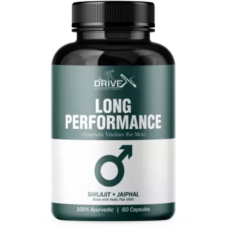 Drive X Long Performance Ayurvedic Vitalizer For Men 60Caps