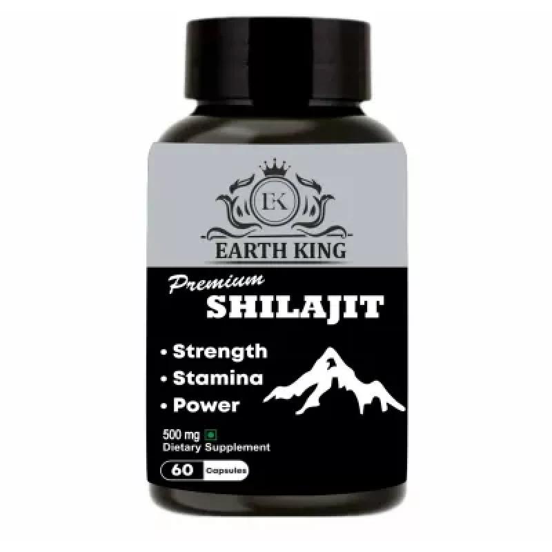 Earth King Premium Shilajit Capsule 60Caps