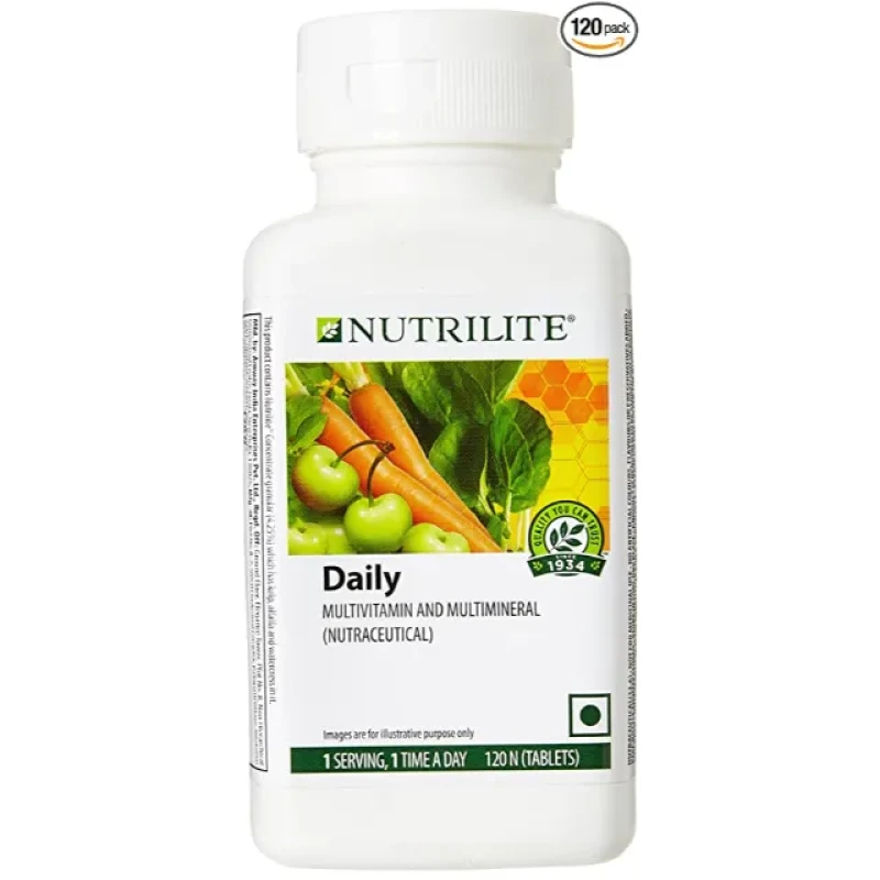 Nutrilite Daily Tablets: 120 Tablets for Vitamins & Minerals.