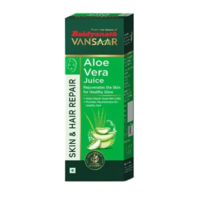 Baidyanath Vansaar Aloe Vera Juice: Natural Aloe Drink.