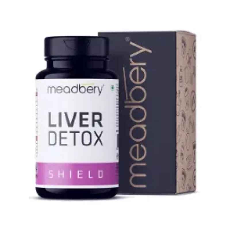 MeaderDetox Liver Support Capsules with Milk Thistle